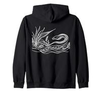 Anguille Linéaire Aquariophile Sweat à Capuche