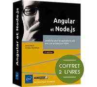 Angular et Node.js - JavaScript pour les applications web avec une architecture MEAN (2e édition) Coffret de 2 livres : JavaScript pour les applications web avec une architecture MEAN (2e édition) - P