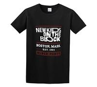 ANGXIAO New Kids on The Block Block Party Men's Cotton T-Shirt Black S
