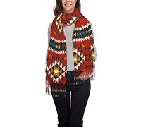 ANGYANG Écharpe chaude, Navajo indien aztèque indien du sud-ouest de l'Amérique du Sud-Ouest, grand châle doux au toucher cachemire pour femmes, étole légère 192x75 cm