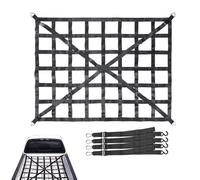 Anhänger-Ladenetz | Super Duty 4" X 4" Bungee Cargo Net,Strapazierfähiges Kleines Bungee-Netz, Dehnt Sich Auf 30,5 X 45,7 Cm Aus, Kompatibel Mit Pickup-Bett, Anhänger, Kofferraum, SUVs