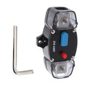 Anhoer Disjoncteur 12-48 V CC avec bouton de réinitialisation manuel - Porte-fusible automatique en ligne - Réinitialisable - Pour voiture, camping-car, bateau (250 A)