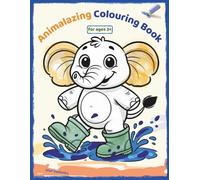 Ani-mal-azing Colouring Book: 20 Simple Animal Designs for Ages 3 and Up - Bold Lines, Big Shapes & Plenty of Space for Colouring Fun
