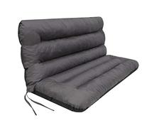 Ania Coussin pour Palette, extérieur, balancelle, Banc de Jardin, avec Dossier. Imperméable et de qualité supérieure - Taille XL, Largeur d’Assise : 150 cm - Gris