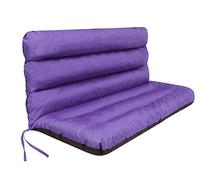 Ania Coussin pour palette, extérieur, balancelle, banc de jardin, avec dossier. Imperméable et de qualité supérieure - Taille XXL, largeur d’assise : 180 cm - Violet