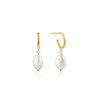 ANIA HAIE 32014654 Boucles d'oreilles créoles en argent 925 avec perle d'eau douce