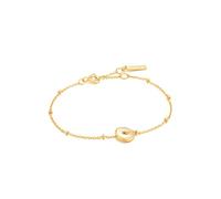 ANIA HAIE 925 Sterling Zilveren Goudkleurige Hidden Gem Armband AH-B022-01G (Lengte: 16.50-18.50 cm)