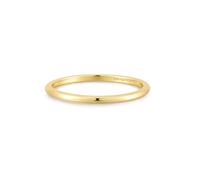 ANIA HAIE Bague Chic Creator Plain en Argent Sterling 925 plaqué Or 14 carats Taille EUR 56 avec Emballage Cadeau