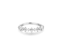 ANIA HAIE Bague pour Femme Dusk Divas Multi Sparkle en Argent Sterling 925, sertie de 6 zircons, Taille EUR 52, avec Emballage Cadeau