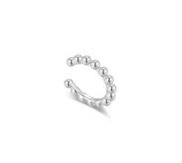 ANIA HAIE Boucles d'oreilles ouvertes en argent sterling avec 14 perles en argent sterling, diamètre 8,5 mm, avec emballage cadeau