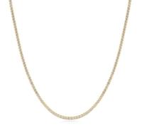 ANIA HAIE Chic Creator Collier pour femme en argent sterling plaqué or 14 carats, serti de 119 pierres de zirconium, longueur 38 cm + rallonge de 5 cm, emballage cadeau inclus