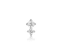 Ania Haie Double Sparkle Barbell Boucles d'oreilles Argent E035-07H - Femme - Argent 925