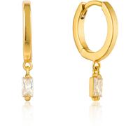 ANIA HAIE E018-09G Créoles avec pendentif en pierre