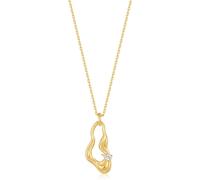 ANIA HAIE N050-01G Collier avec pendentif goutte d'eau torsadée