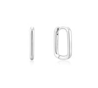 ANIA HAIE Sunshine Chaser Grandes créoles ovales Huggies en argent sterling 925, dimensions : 14 x 1,7 mm, avec emballage cadeau