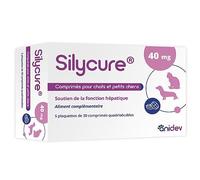 Anidev - Silycure 40mg - Apport Silybine - Complément Alimentaire pour Chien Et Chat - Boite De 5x30 CPS