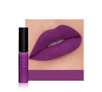 Anifer Rouge à lèvres liquide Velvet Matte, longue durée et résistant à l'eau, brillant à lèvres anti-adhérent, (Deep Purple 621)