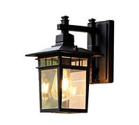 ANIFM Trade E27 Applique Murale d'extérieur nostalgique Traditionnelle en Aluminium étanche Appliques murales Antiques pour éclairage extérieur Appliques de Couloir Vintage pour Cour et Jardin (C)