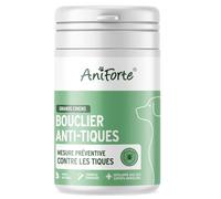 AniForte Bouclier Anti-tiques pour Chiens (35-50 kg) 60 gélules - Protection Anti-tiques pour Chiens, Vraie Barrière Contre Les tiques, Naturel & Efficace