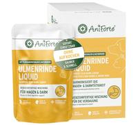 AniForte Écorce d'orme liquide pour chiens et chats 14 x 30 g - Prête à manger, sans ébullition, avec cosses de psyllium et tourbe médicinale, favorise la digestion, l'estomac et les intestins