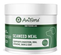 AniForte Farine d'algues Marines pour Chiens 250g avec minéraux - Algues Soutient la thyroïde, l'hygiène buccale, Le Pelage & la Peau, pour Une Digestion Riche en Fibres, complément Barf