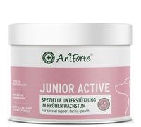 AniForte Junior Active pour Chiots et Jeunes Chiens 250g - pour Les os, Les tendons, Les ligaments, Le développement des Dents, supplément de Calcium, vitamines et minéraux pour Chiots