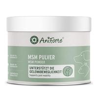 AniForte MSM Poudre pour chiens et chats 300 g - Méthylsulfonylméthane de haute pureté, haute dose avec pureté 99,94 %, soufre organique pour animaux comme poudre articulaire
