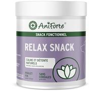 AniForte Snack Relax, Friandise Premium pour Chiens 300 g - Détente et apaisement Naturel, Snack Anti-Stress, à la valériane, à la mélisse et au romarin, Aide en Cas d'anxiété et de nervosité
