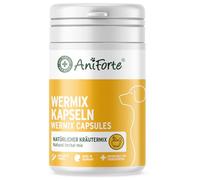 AniForte WermiX pour chiens 50 capsules - produit naturel avant, pendant et après une infestation de vers, l'absinthe, les herbes naturelles harmonisent l'estomac et l'intestin