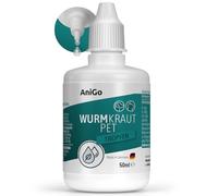 AniGo Wondera - Vermiracle Liquide - 50ml, Traitement Naturel Contre Les vers avec Herbe de ver pour Tous Les Animaux de Compagnie, Chiens, Chats et Lapins en Cas d'infestation de vers,