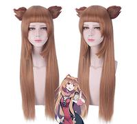 Anihut Tate No Yuusha No Nariagari Raphtalia Cosplay perruque avec oreilles droites perruques marron la montée de la perruque de Costume de héros bouclier