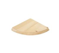 Anika Étagères d'angle flottantes en bois pour salon / 2 tailles/Étagère murale facile à assembler/Prête à peindre, teindre ou vernir/Accessoires inclus (19 cm x 19 cm)