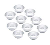 Anikigu 6 Tailles Bricolage Métal Moule De Bombe De Bain en Métal 10 Pièces pour L'Artisanat De Votre Propre Fizzles - 9Cm