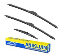 ANIKLUIM® 24"+ 20" Wiper Blades with 11" Rear Wiper Blade Set Replacement for 2019-2023 Cadillac XT4 Windshield Wipers Original Factory Quality (Pack of 3)