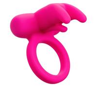 ANILLO VIBRADOR - TRIPLE CLIT FLICKER RECHARGE - FUCSIA