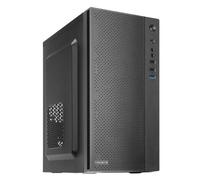 TACENS ANIMA AC5, Boîtier PC Micro ATX Compact, Refroidissement par Mailles en Façade, USB 3.0, Noir
