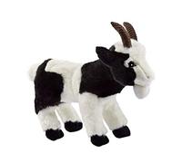 Anima - Peluche Chevre Noire Et Blanche 26 Cm 26xcm