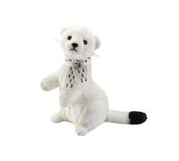 Anima - Peluche HERMINE BLANCHE 23CMH avec écharpe***** - 8512