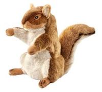 Hansa Toy Marionnette à main réaliste Écureuil Rd Squirrl 28 cm Noir