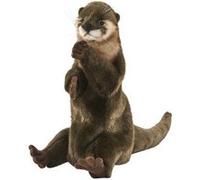 anima peluches - marionnette loutre 28 cm G