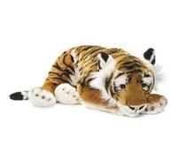 anima peluches - peluche tigre couché 70 cm Marron G