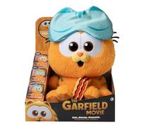 Animagic - Baby Garfield - Animal de Compagnie Intéractif - pour Enfants dès 3 Ans - Peluche Chat Garfield Toute Douce - Fais Le Manger et Dormir - Expérience Sensorielle