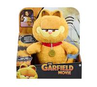 ANIMAGIC - Garfield - Peluche Chat Garfield Toute Douce qui Danse - Avec la Musique Good Life du Film - Animal de Compagnie Intéractif Pour Enfants dès 3 Ans - 25 cm - 3 Piles AA Incluses