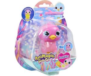 Animagic - GOLIATH - Let's Glo Puddles Pink - Animal intéractif - Rose - Dès 4 ans