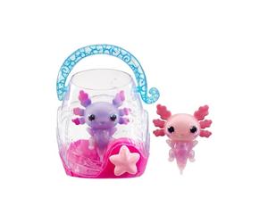 Animagic - GOLIATH - Pack double Axolotl - Aquarium a bulles - Rose / Violet - Des 4 ans