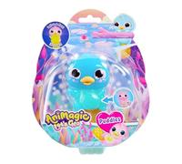 Animagic - Let’s Glo Platypus Bleu - Compagnon Squishy Interactif & Lumineux - S’étire, S’écrase & S’illumine - Jouet Sensoriel Electronique pour Enfants dès 4 Ans - Brille & Flotte dans l’Eau