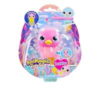 Animagic - Let’s Glo Platypus Rose - Jouet Sensoriel Lumineux & Aquatique - Compagnon Intéractif ASMR - S’étire, S’écrase & S’illumine - Flotte dans l’Eau - Jouet Enfant 4+ Ans - Cœur Caché Magique