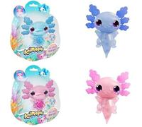 Animagic Let's Glo Axolotl Poisson Gallegiante Qui Brille Dans L'eau Absorption Casusale Entre Rose Et Bleu Clair