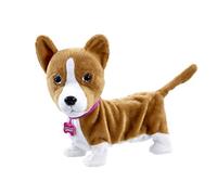 Animagic - Lizzie le Corgi - Peluche Interactive Chien Corgie - Jouet Electronique 23 cm - A Partir de 3 Ans - Marche, Aboie et Remue Sa Queue - Amusant et Attachant - Piles Incluses