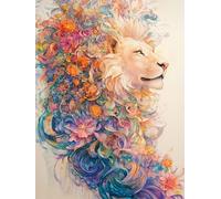 Animal 5D Peinture Diamant Painting Zèbre DIY Diamond Painting Adulte, Diamond Canevas Kit Complet Adulte, Loisir Creatif Kit Cristal Débutants, Décoration Murale Maison, Cadeau 130x100cm, Model 175